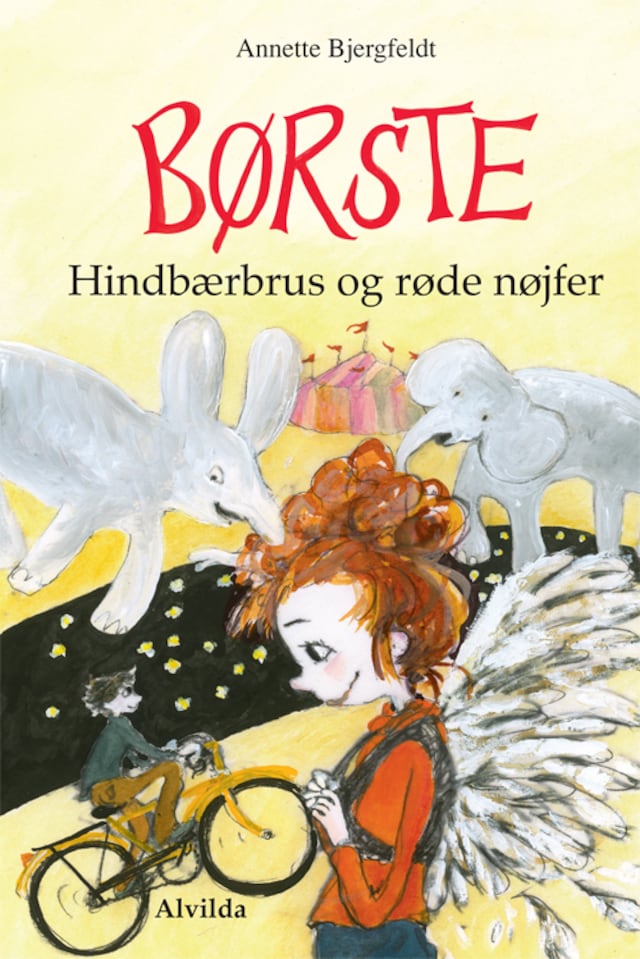 Portada de libro para Børste (3): Hindbærbrus og røde nøjfer