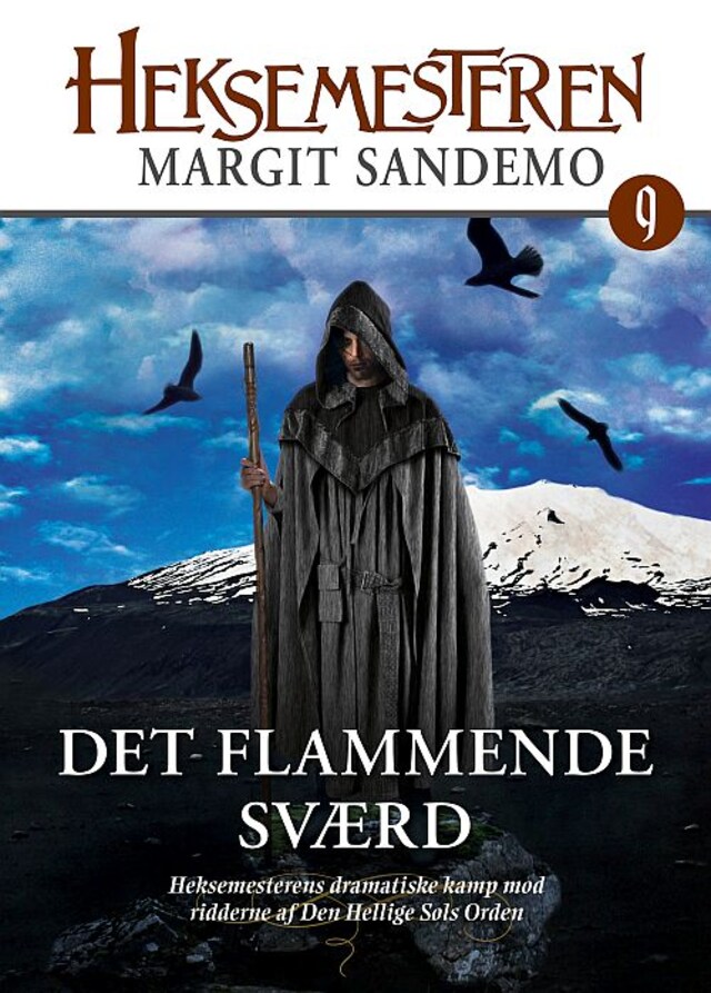 Book cover for Heksemesteren 9 - Det flammende sværd