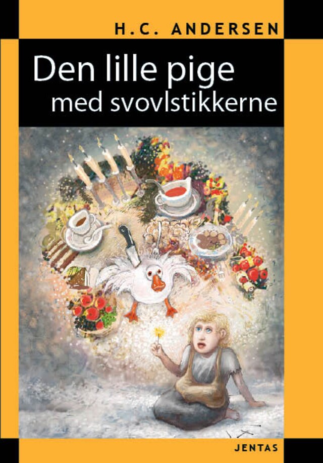 Copertina del libro per Den lille pige med svovlstikkerne