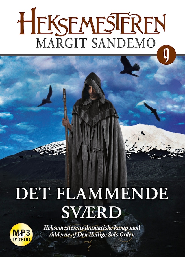 Book cover for Heksemesteren 9 - Det flammende sværd