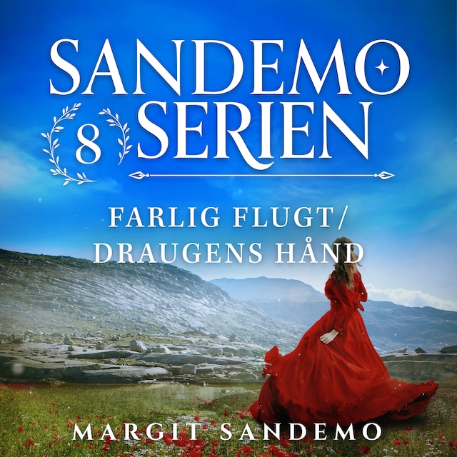 Book cover for Sandemoserien 8 - Farlig flugt/Draugens hånd