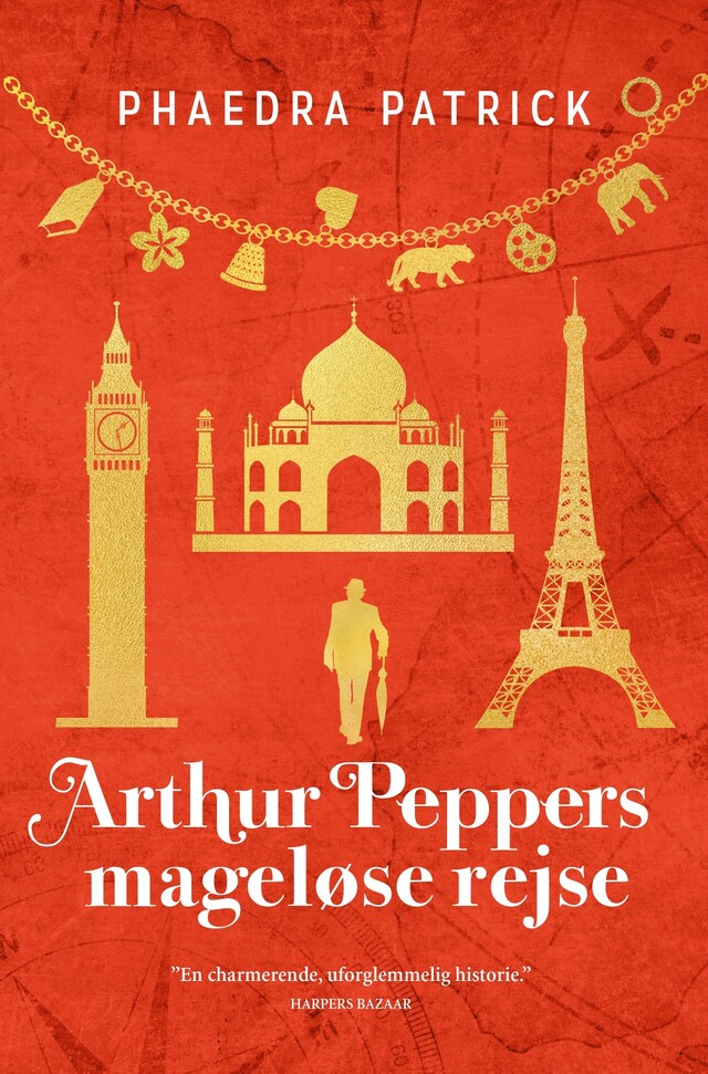 Book cover for Arthur Peppers mageløse rejse