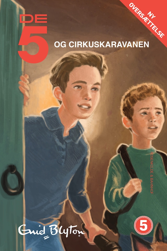 Bogomslag for De 5 og cirkuskaravanen