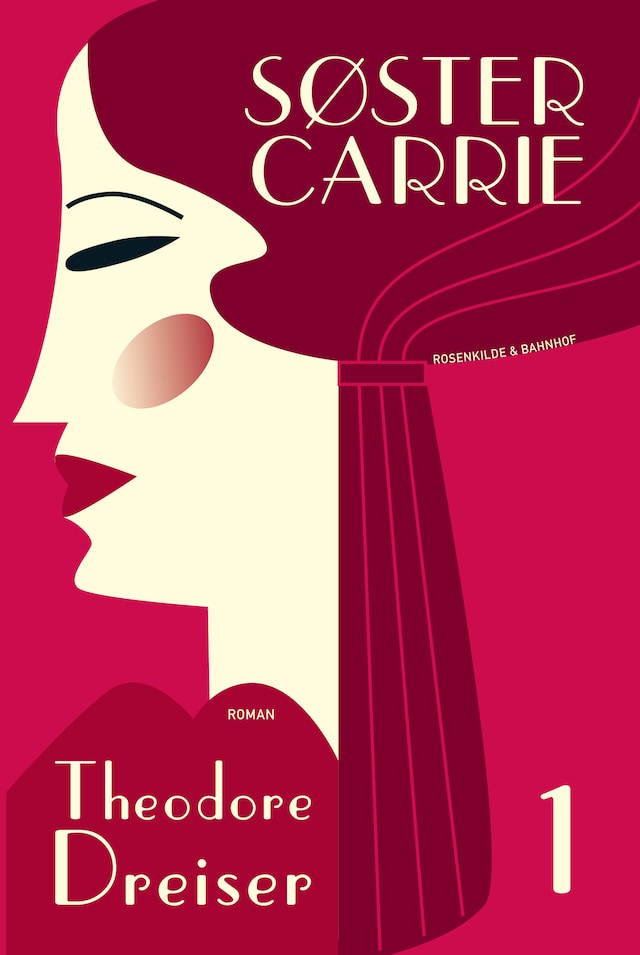 Book cover for Søster Carrie. Bog 1