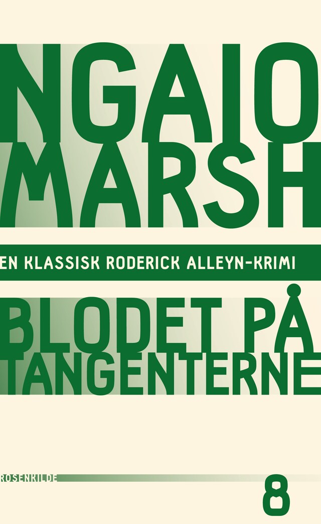 Book cover for Blodet på tangenterne