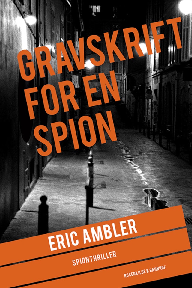 Book cover for Gravskrift for en spion