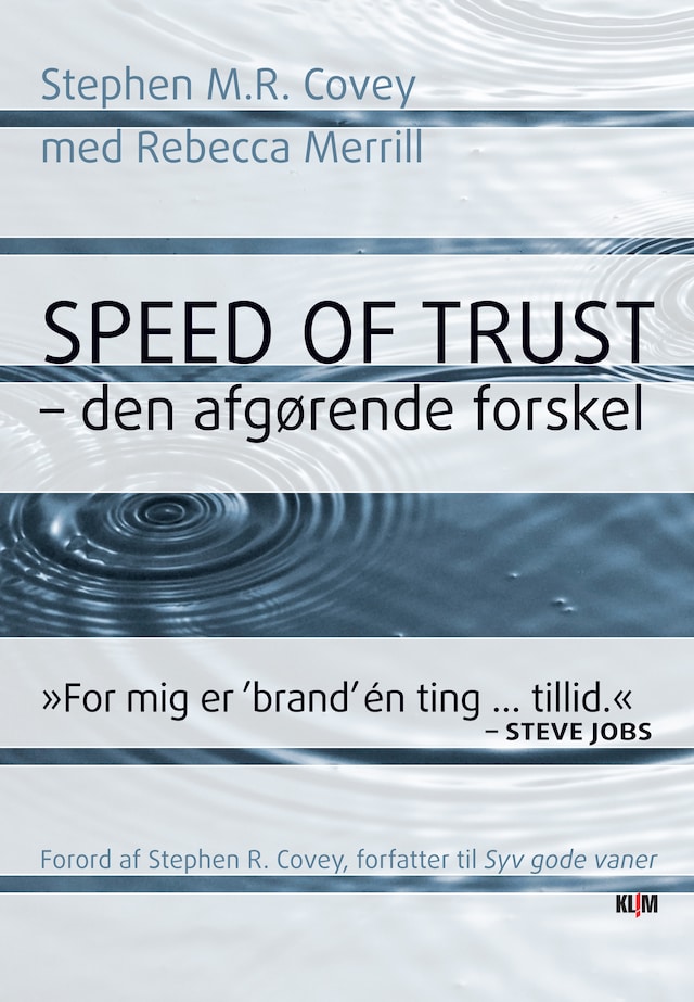 Book cover for Speed of Trust