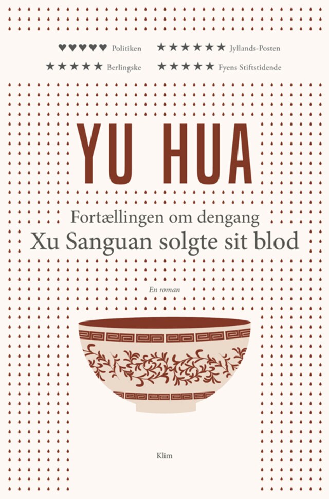 Book cover for Fortællingen om dengang Xu Sanguan solgte sit blod
