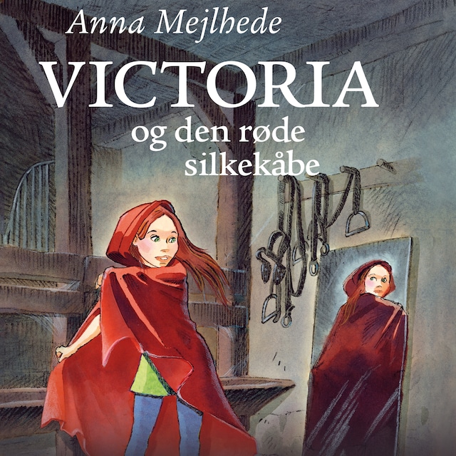 Book cover for Victoria og den røde silkekåbe