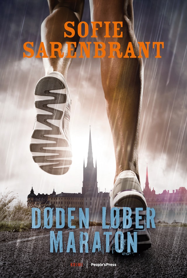 Book cover for Døden løber maraton