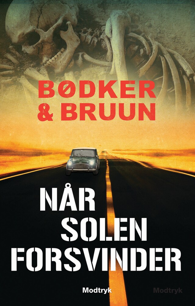 Boekomslag van Når solen forsvinder