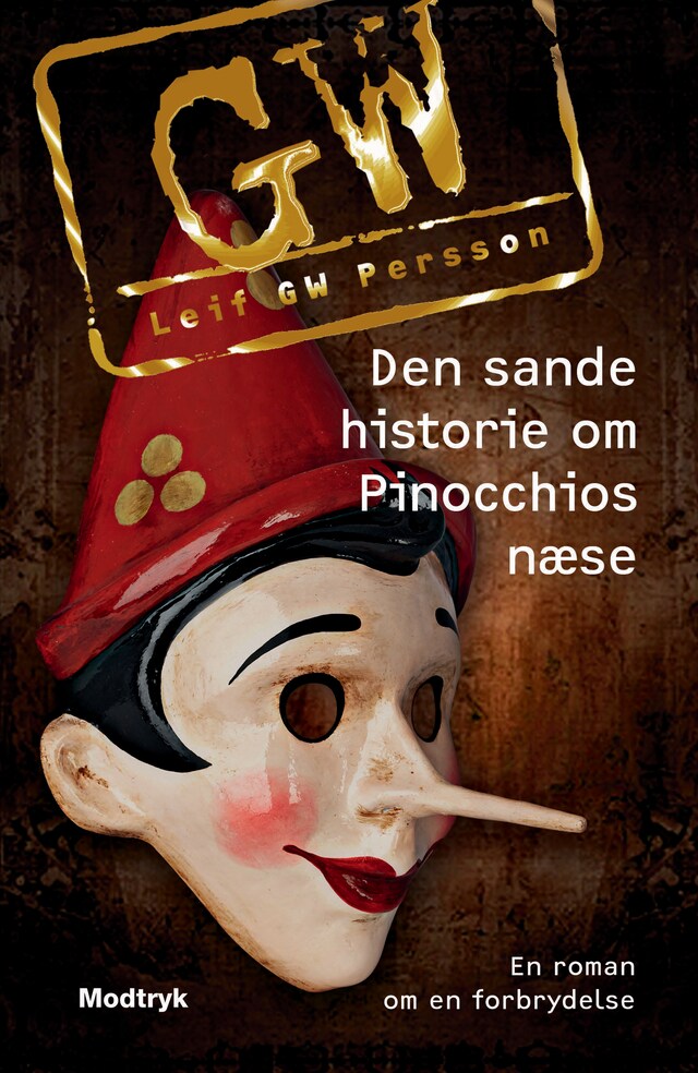 Kirjankansi teokselle Den sande historie om Pinocchios næse