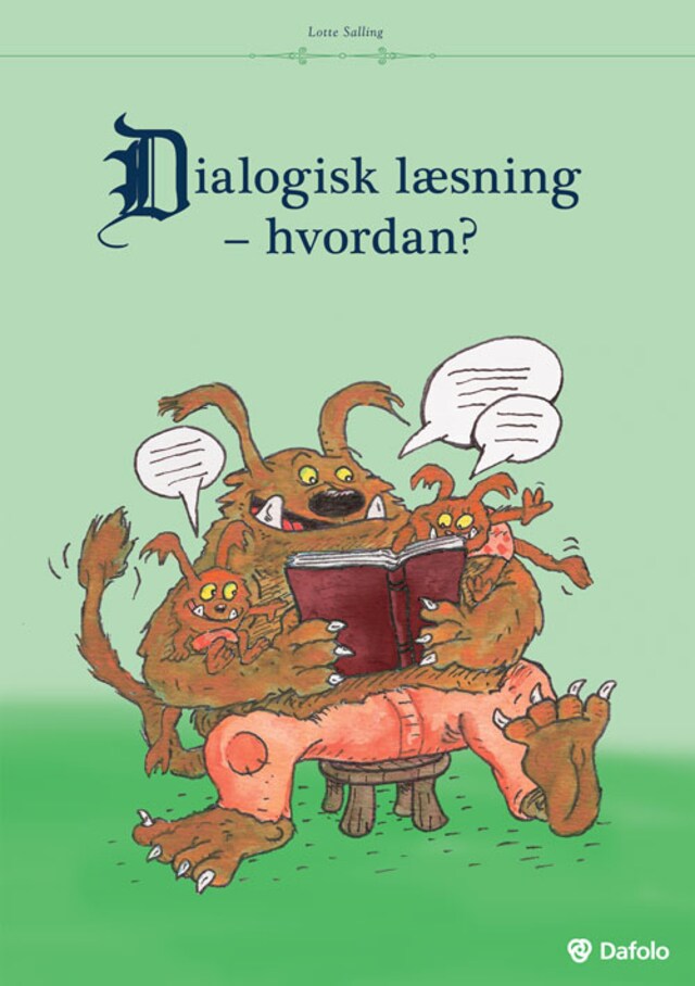 Portada de libro para Dialogisk læsning - hvordan?