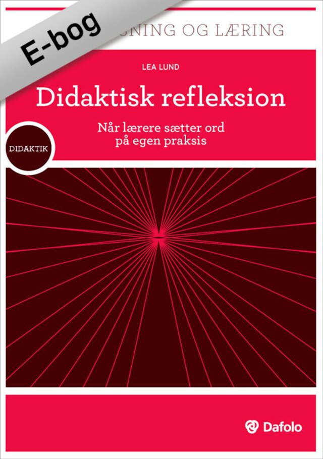 Book cover for Didaktisk refleksion