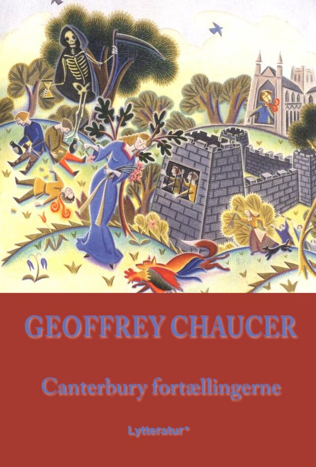 Buchcover für Canterbury Fortællingerne