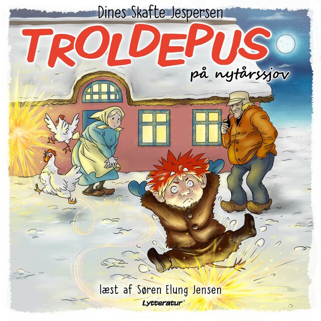 Copertina del libro per Troldepus på nytårssjov