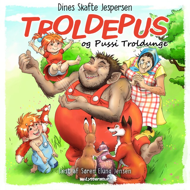 Couverture de livre pour Troldepus og Pussi Troldunge