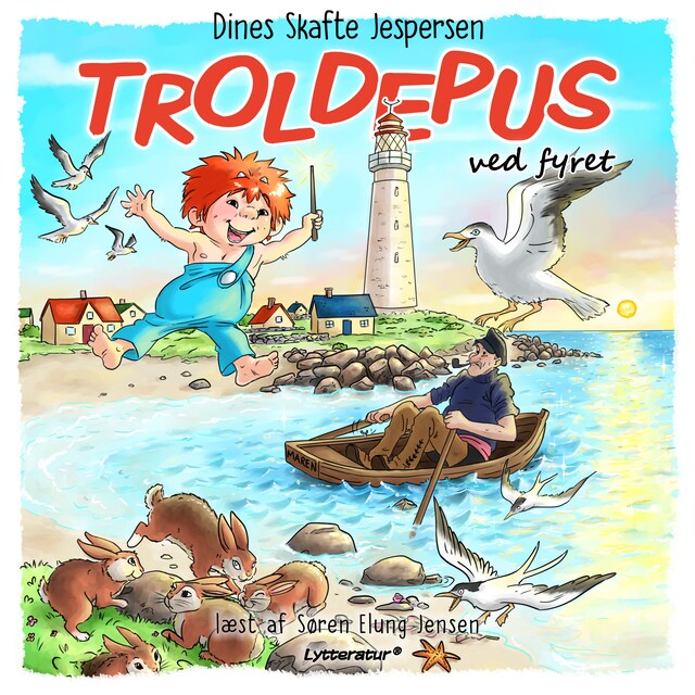 Okładka książki dla Troldepus ved fyret