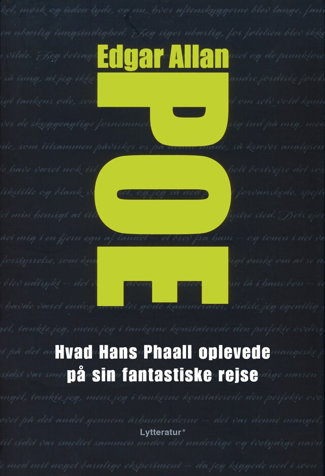 Boekomslag van Hvad Hans Phaall oplevede på sin fantastiske rejse