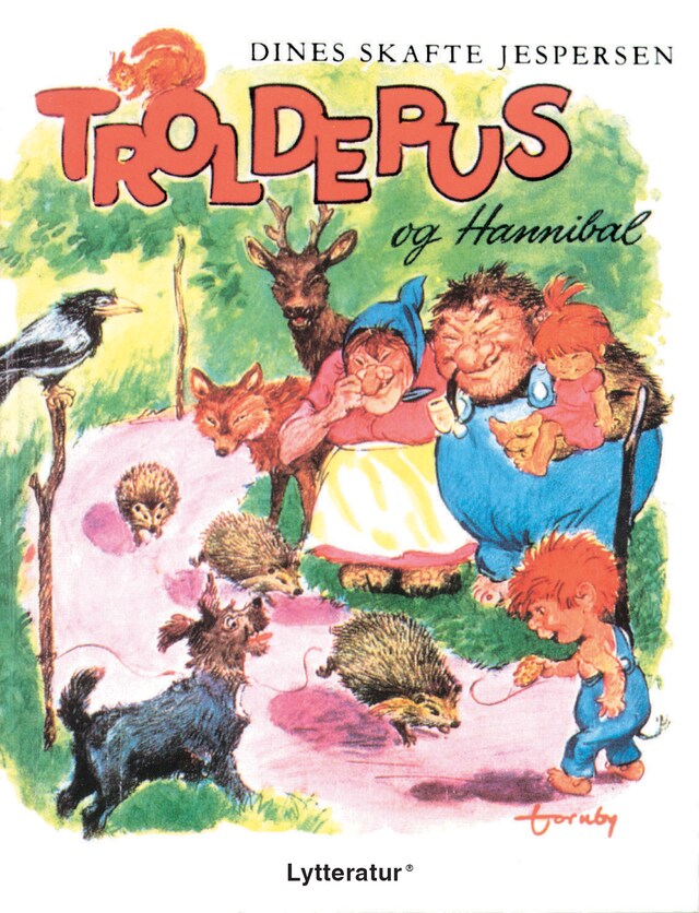 Okładka książki dla Troldepus og Hannibal