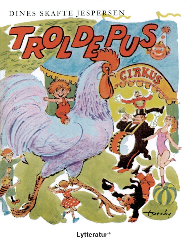 Copertina del libro per Troldepus i cirkus