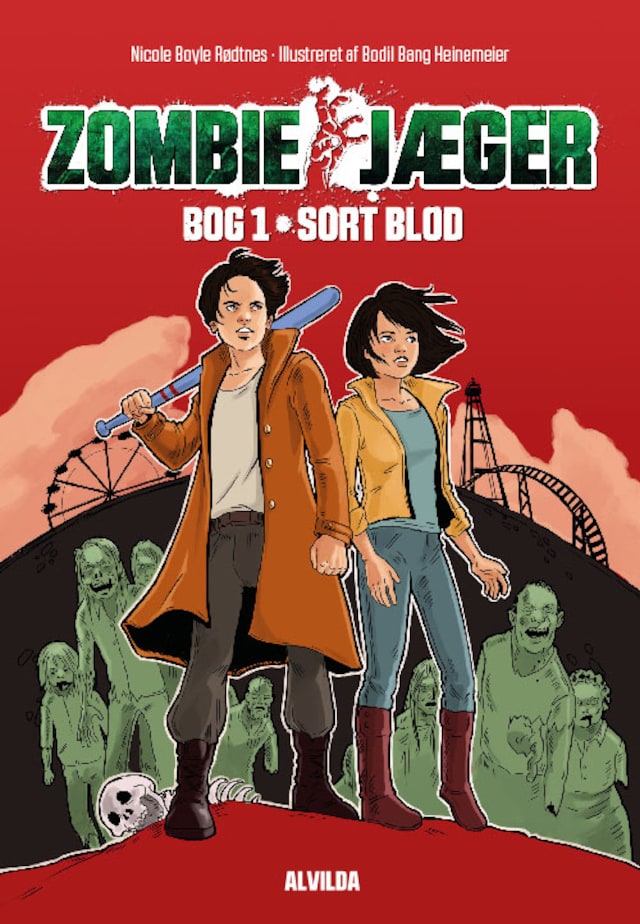 Book cover for Zombie-jæger 1: Sort blod