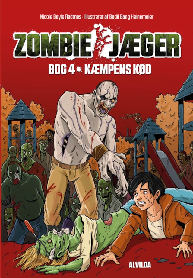 Couverture de livre pour Zombie-jæger 4: Kæmpens kød