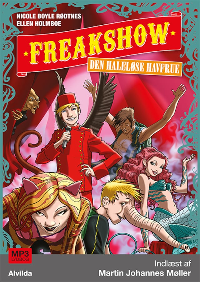 Book cover for Freakshow 3: Den haleløse havfrue