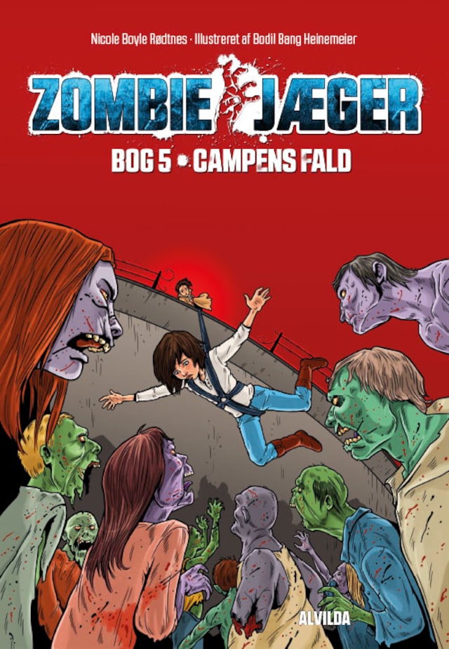 Book cover for Zombie-jæger 5: Campens fald