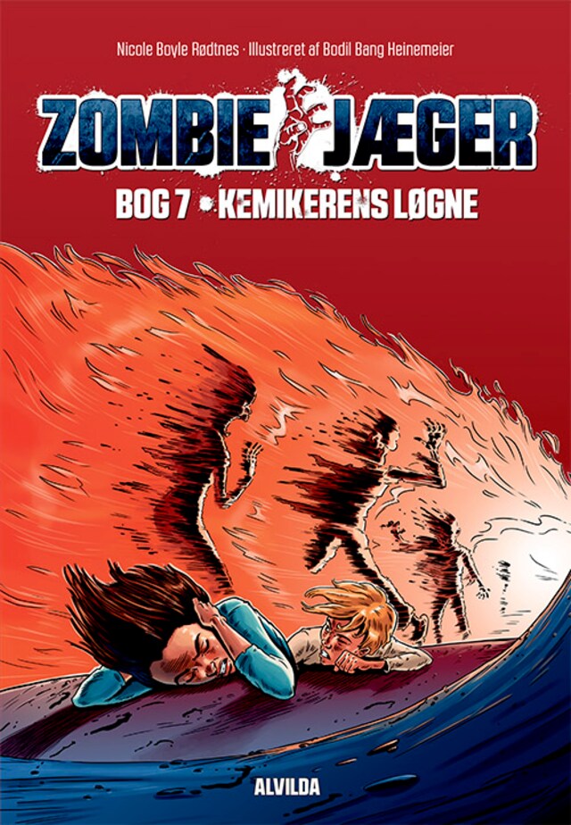 Portada de libro para Zombie-jæger 7: Kemikerens løgne