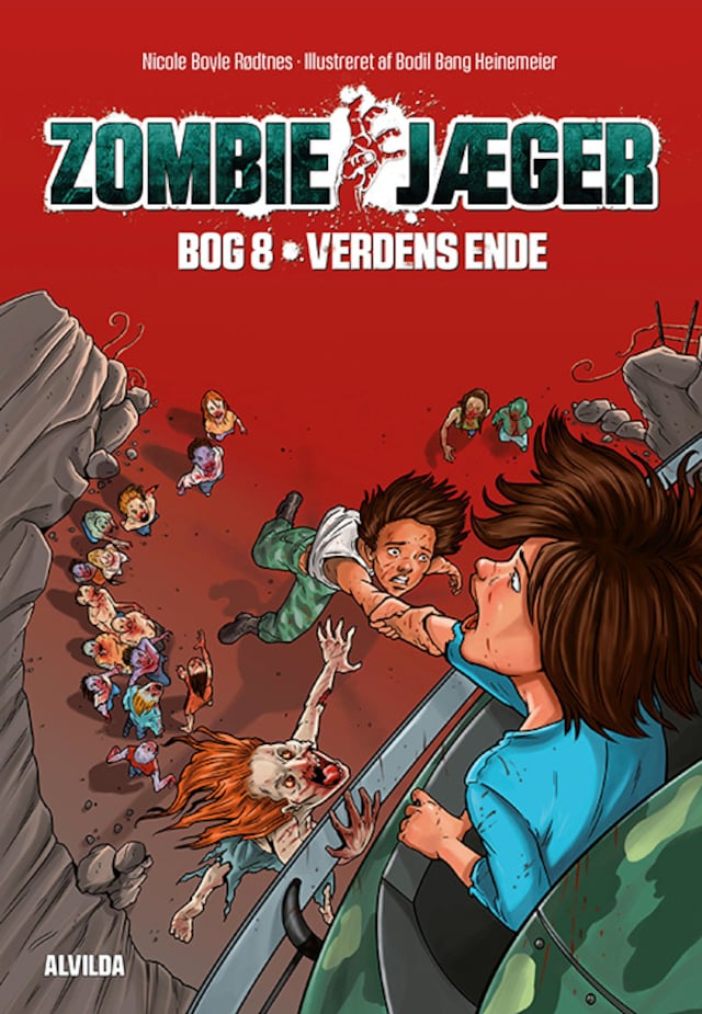 Okładka książki dla Zombie-jæger 8: Verdens ende