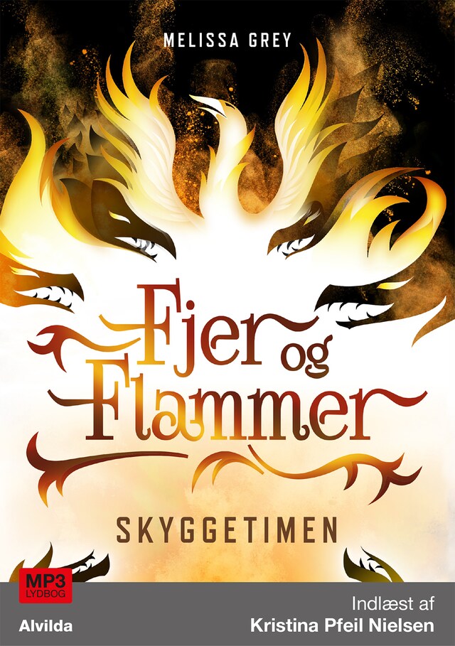 Book cover for Fjer og flammer 2: Skyggetimen