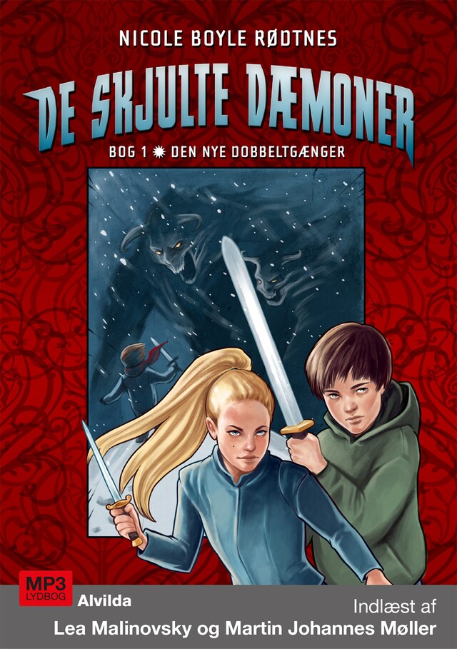 Book cover for De skjulte dæmoner 1: Den nye dobbeltgænger