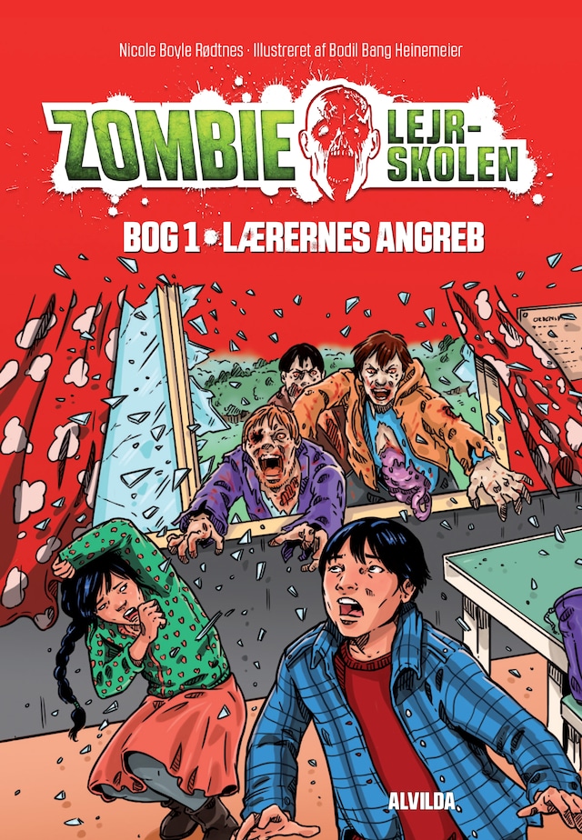 Kirjankansi teokselle Zombie-lejrskolen 1: Lærernes angreb