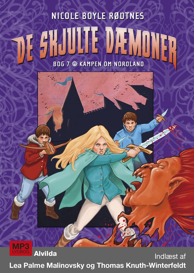 Book cover for De skjulte dæmoner 7: Kampen om Nordland