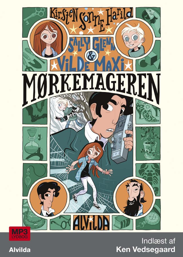 Book cover for Sally, Glenn og vilde Maxi 2: Mørkemageren