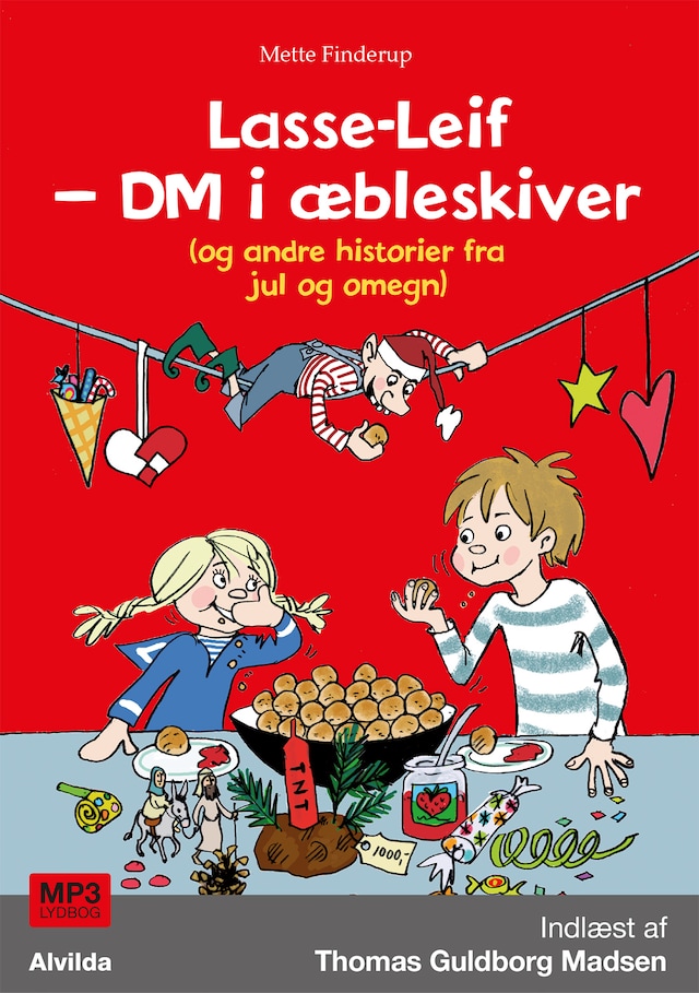 Book cover for Lasse-Leif - DM i æbleskiver (og andre historier fra jul og omegn)