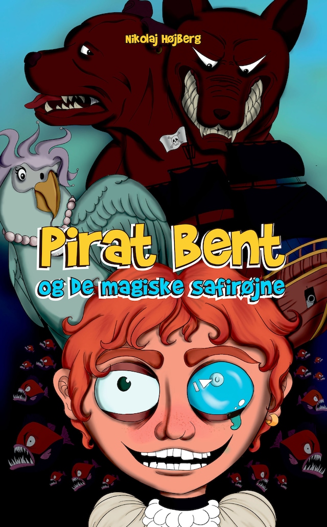 Copertina del libro per Pirat Bent og de magiske safirøjne