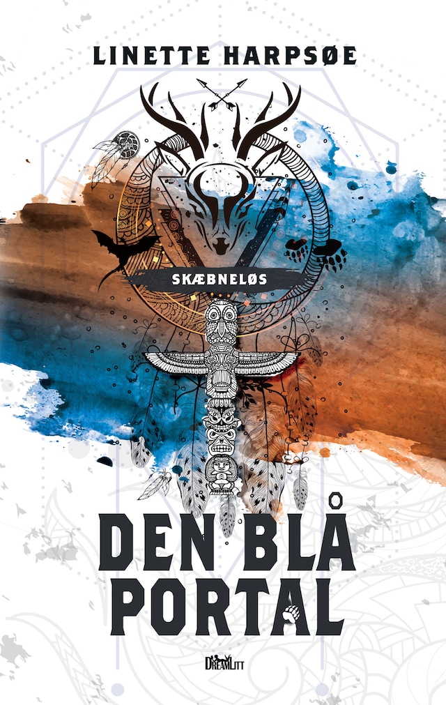 Book cover for Den blå portal - Skæbneløs 2