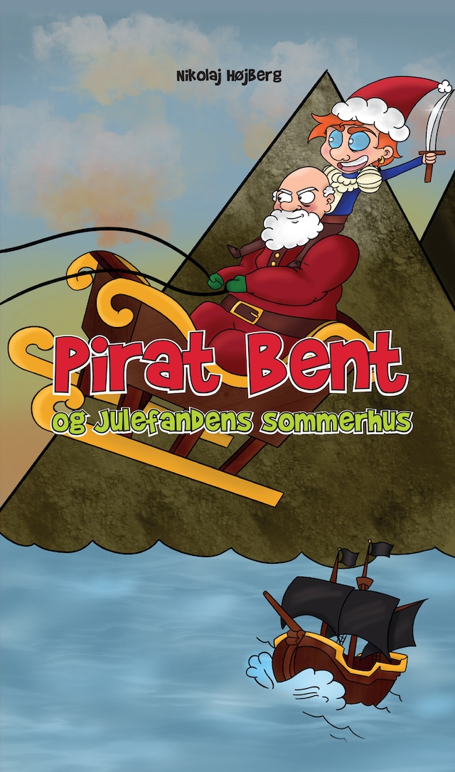 Buchcover für Pirat Bent og Julefandens sommerhus