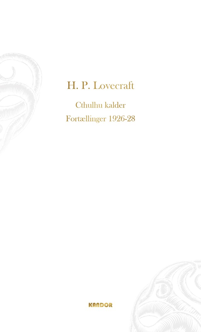 Book cover for Cthulhu kalder. Fortællinger 1926-28