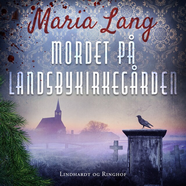 Buchcover für Mordet på landsbykirkegården