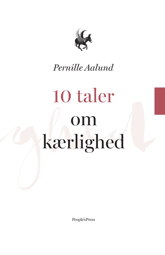 Copertina del libro per 10 taler om kærlighed