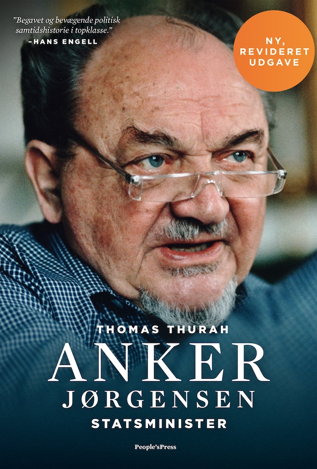 Book cover for Anker Jørgensen. Statsminister.