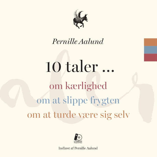 Portada de libro para 10 taler... om kærlighed, om at slippe frygten, om at turde være sig selv