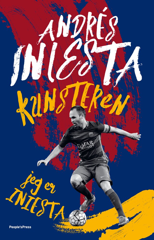 Couverture de livre pour Kunstneren - Jeg er Iniesta