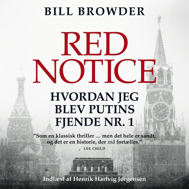 Buchcover für Red Notice - hvordan jeg blev Putins fjende nr. 1
