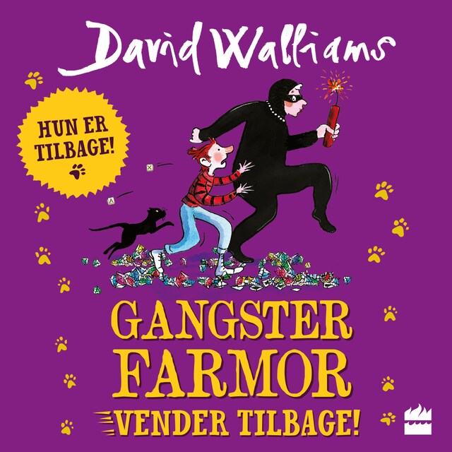 Book cover for Gangster farmor vender tilbage!