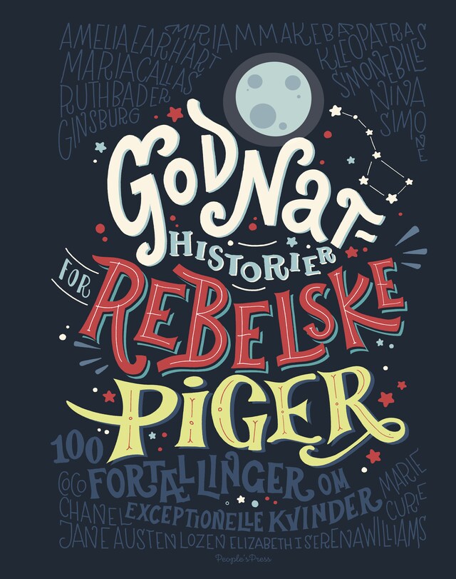 Copertina del libro per Godnathistorier for rebelske piger