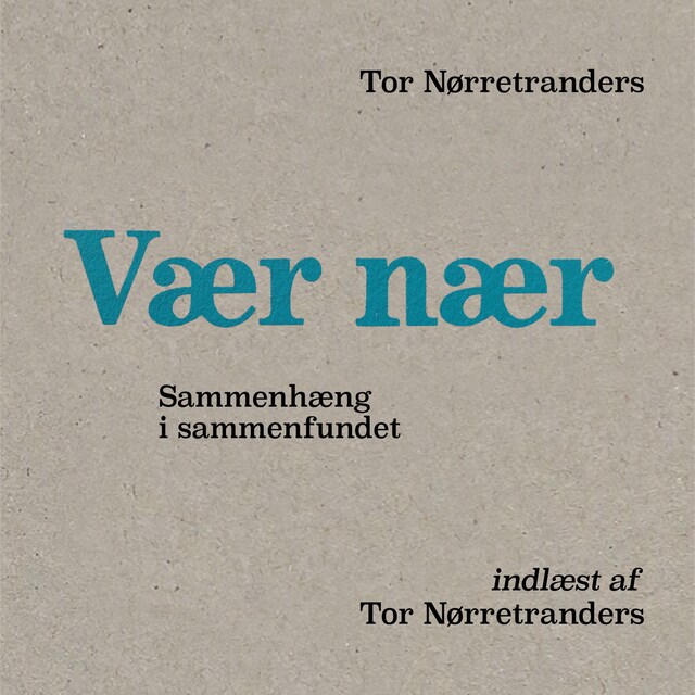 Copertina del libro per Vær Nær